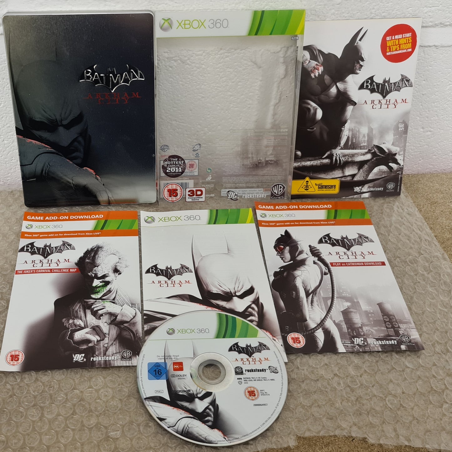 Batman Arkham City Steel Case Microsoft Xbox 360 Game
