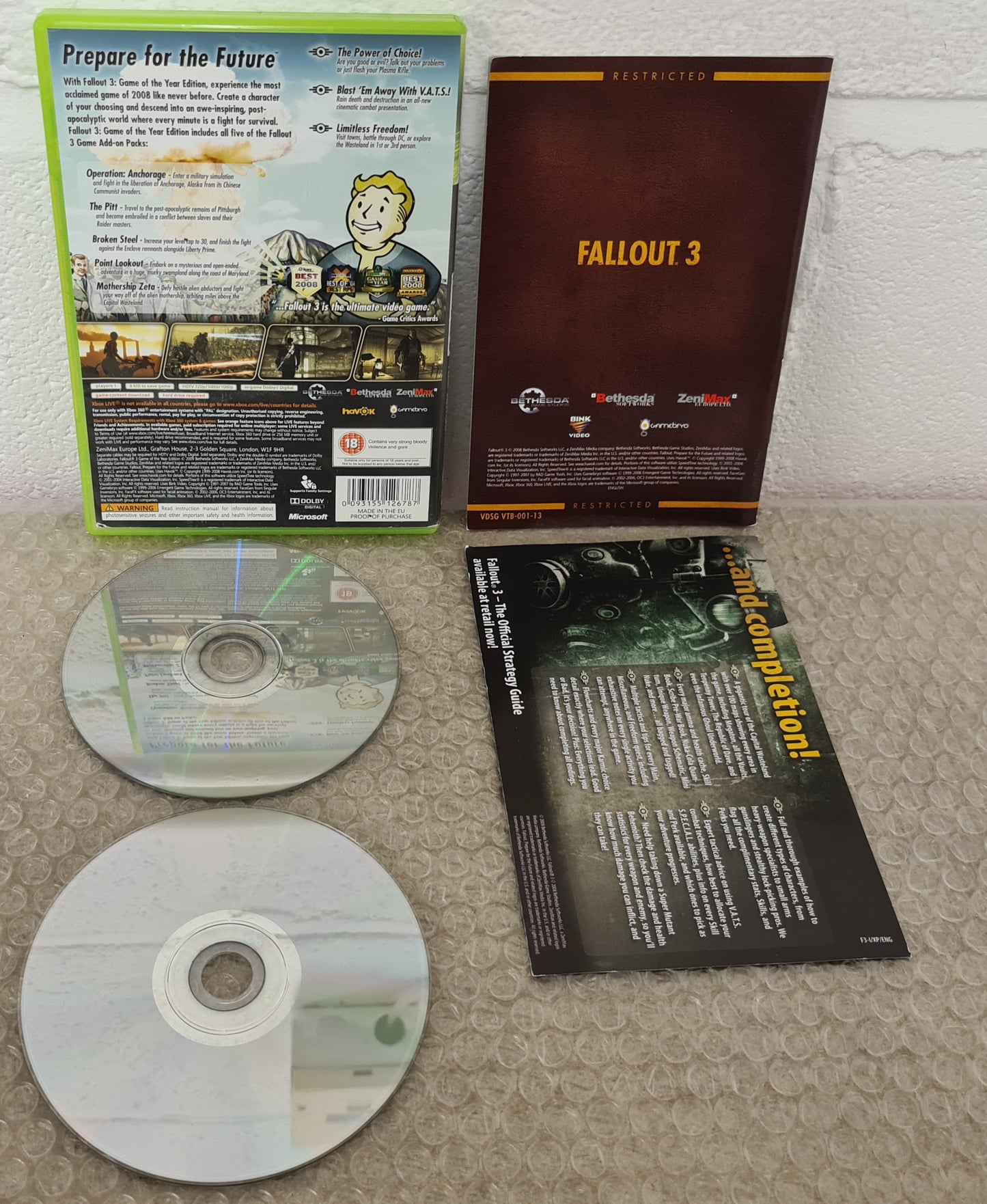 Fallout 3 Game of the Year Edition Microsoft Xbox 360 Game