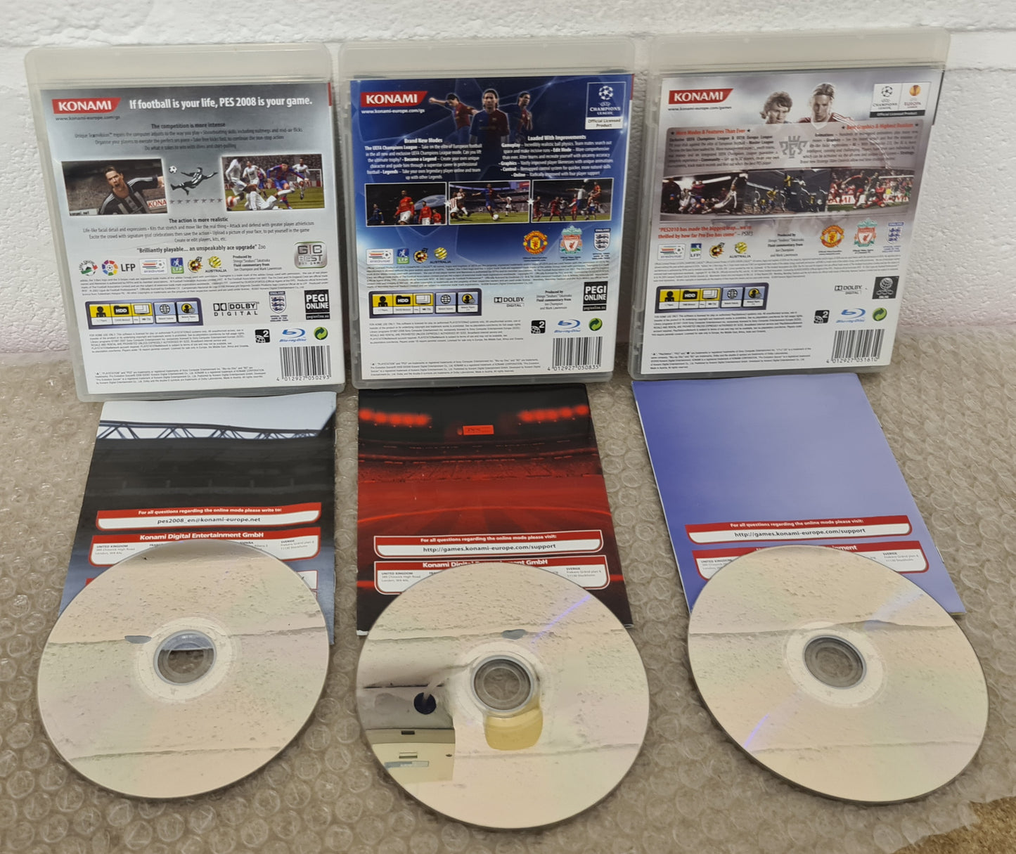 PES Pro Evolution Soccer 2008 - 2010 Sony Playstation 3 (PS3) Game Bundle