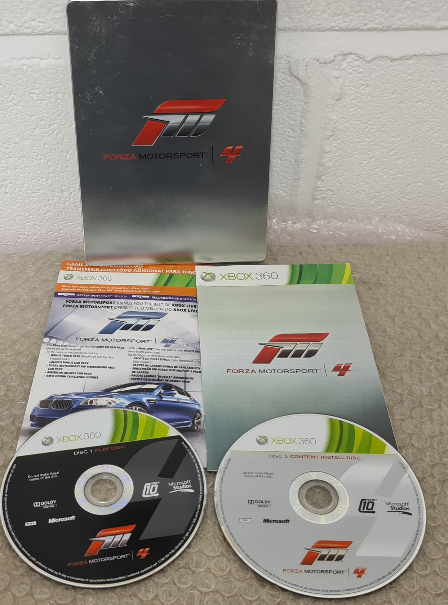 Forza Motorsport 4 Steel Case Microsoft Xbox 360 Game
