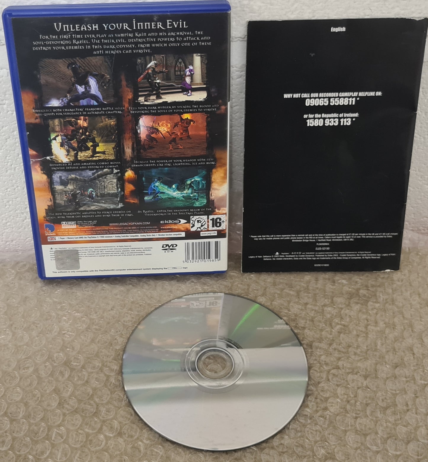 Legacy of Kain Defiance Sony Playstation 2 (PS2) Game