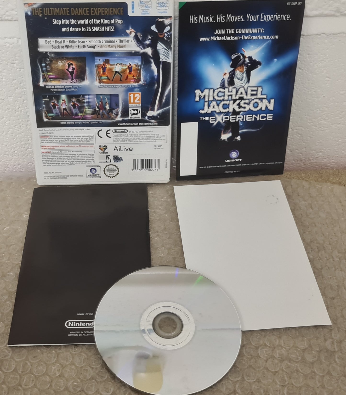 Michael Jackson The Experience Nintendo Wii Game