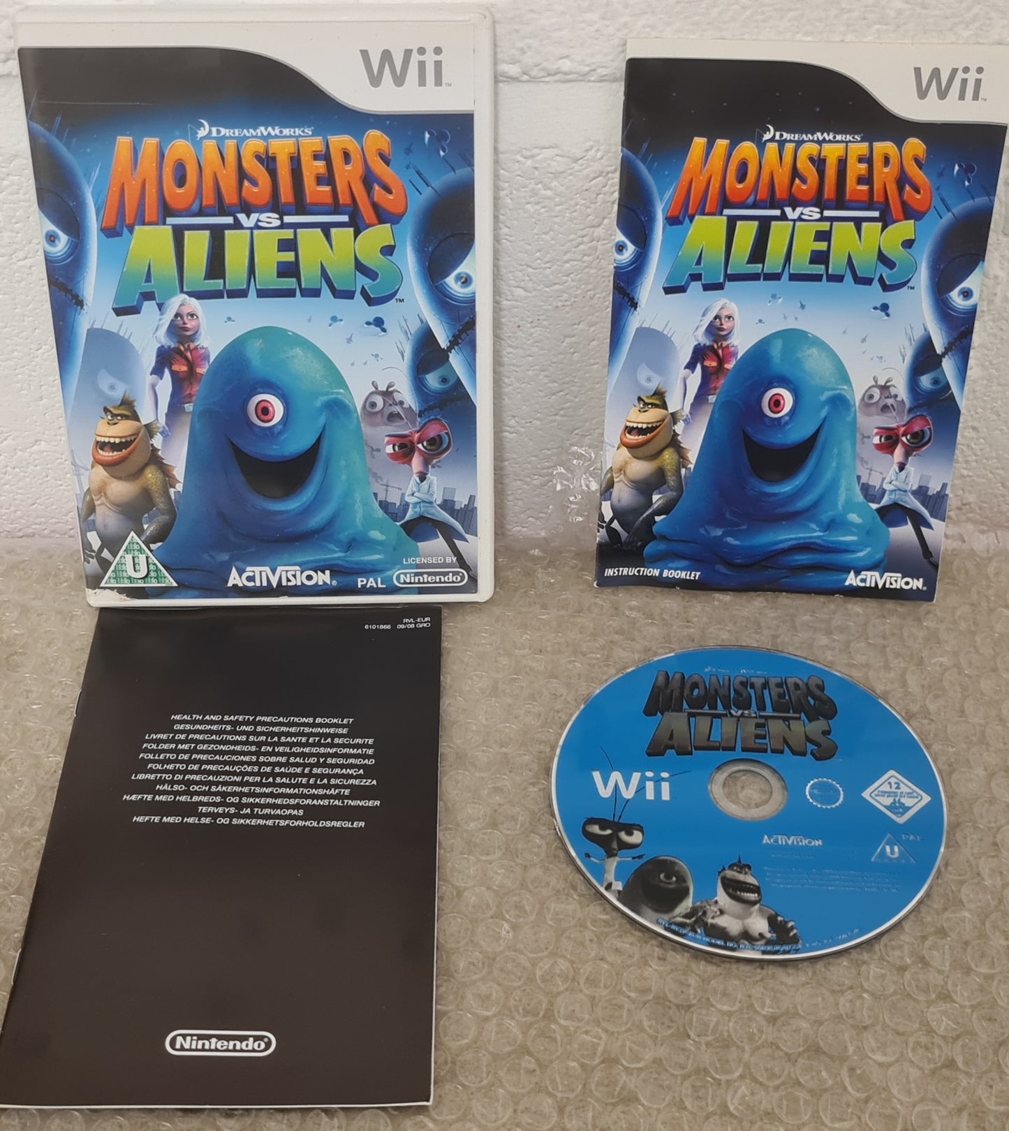 Monsters vs. Aliens Nintendo Wii Game