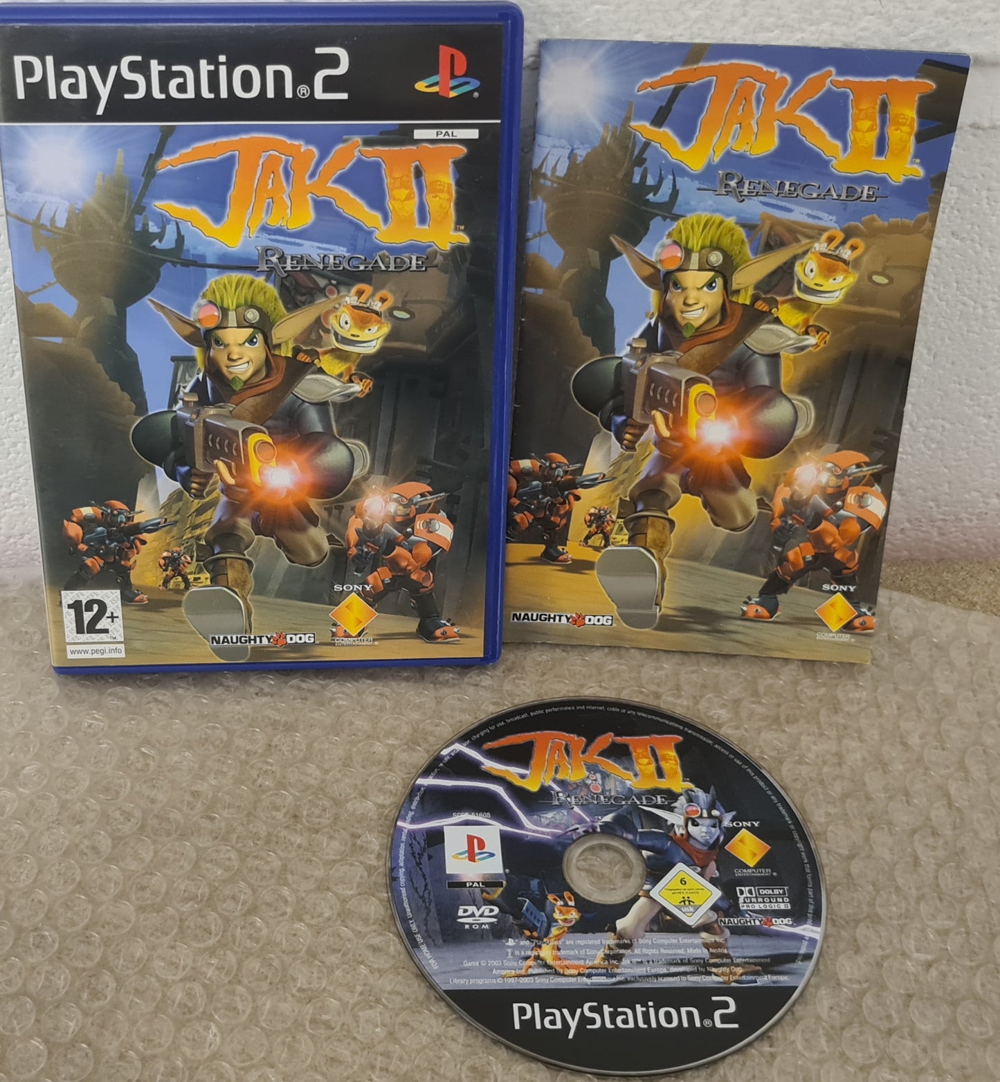 Jak II Renegade Sony Playstation 2 (PS2) Game