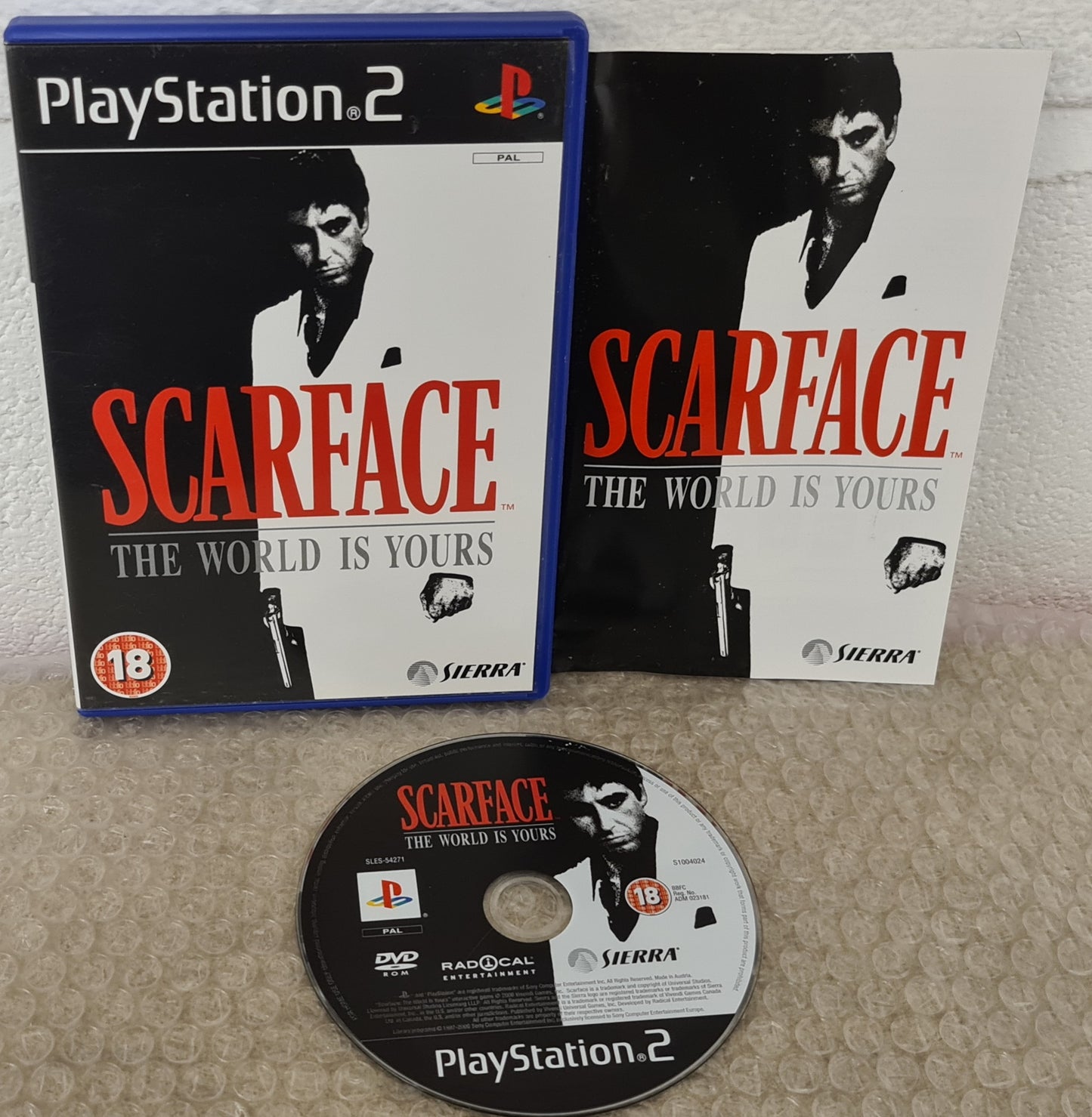 Scarface the  World is Yours Sony Playstation 2 (PS2) Game