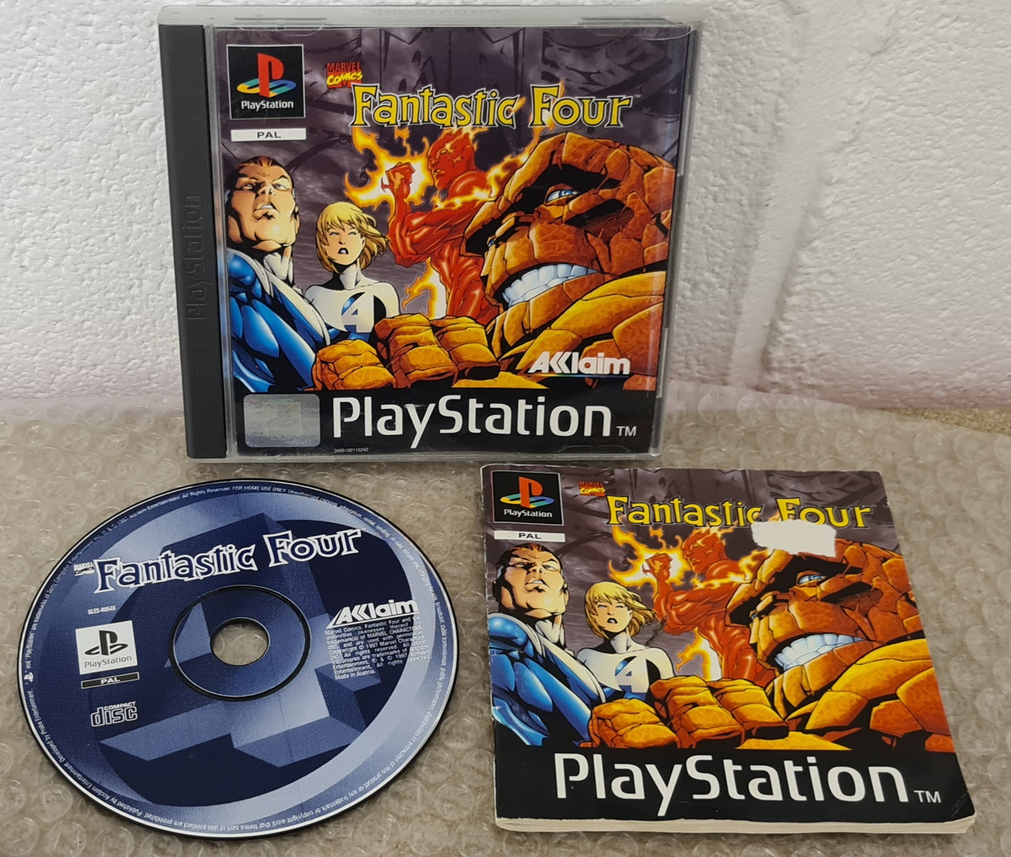 Fantastic Four Sony Playstation 1 (PS1) Game