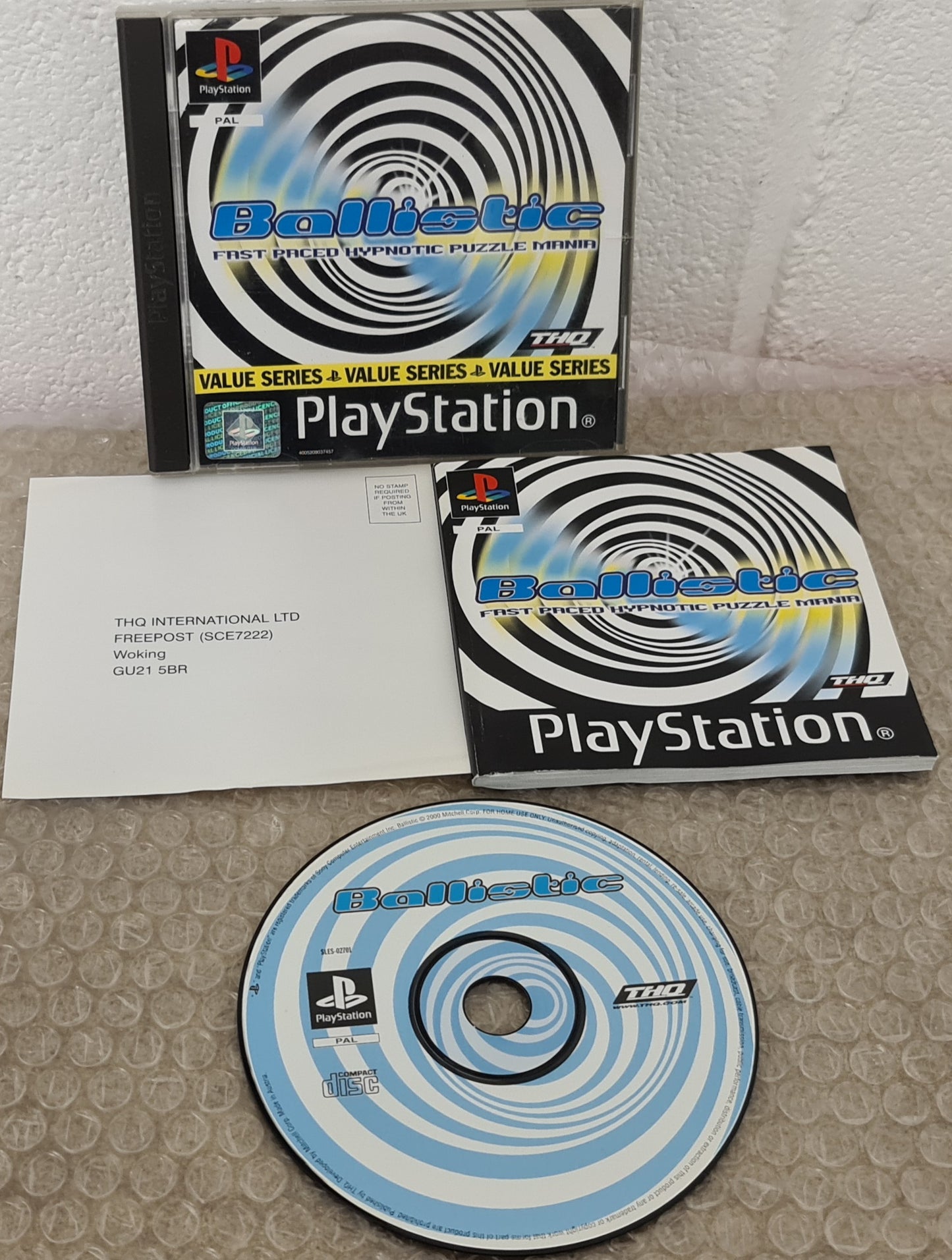 Ballistic Sony Playstation 1 (PS1) Game