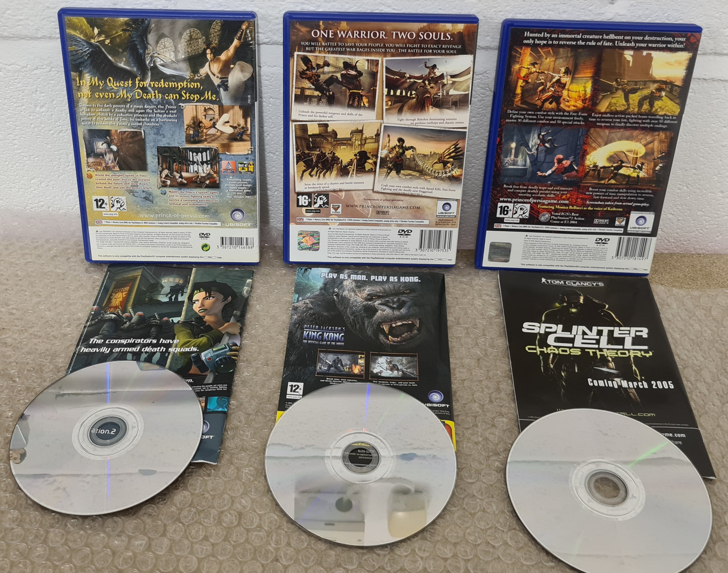 Prince of Persia X 3 Sony Paystation 2 (PS2) Game Bundle