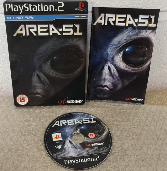 Area 51 Steel Case Sony Playstation 2 (PS2) Game