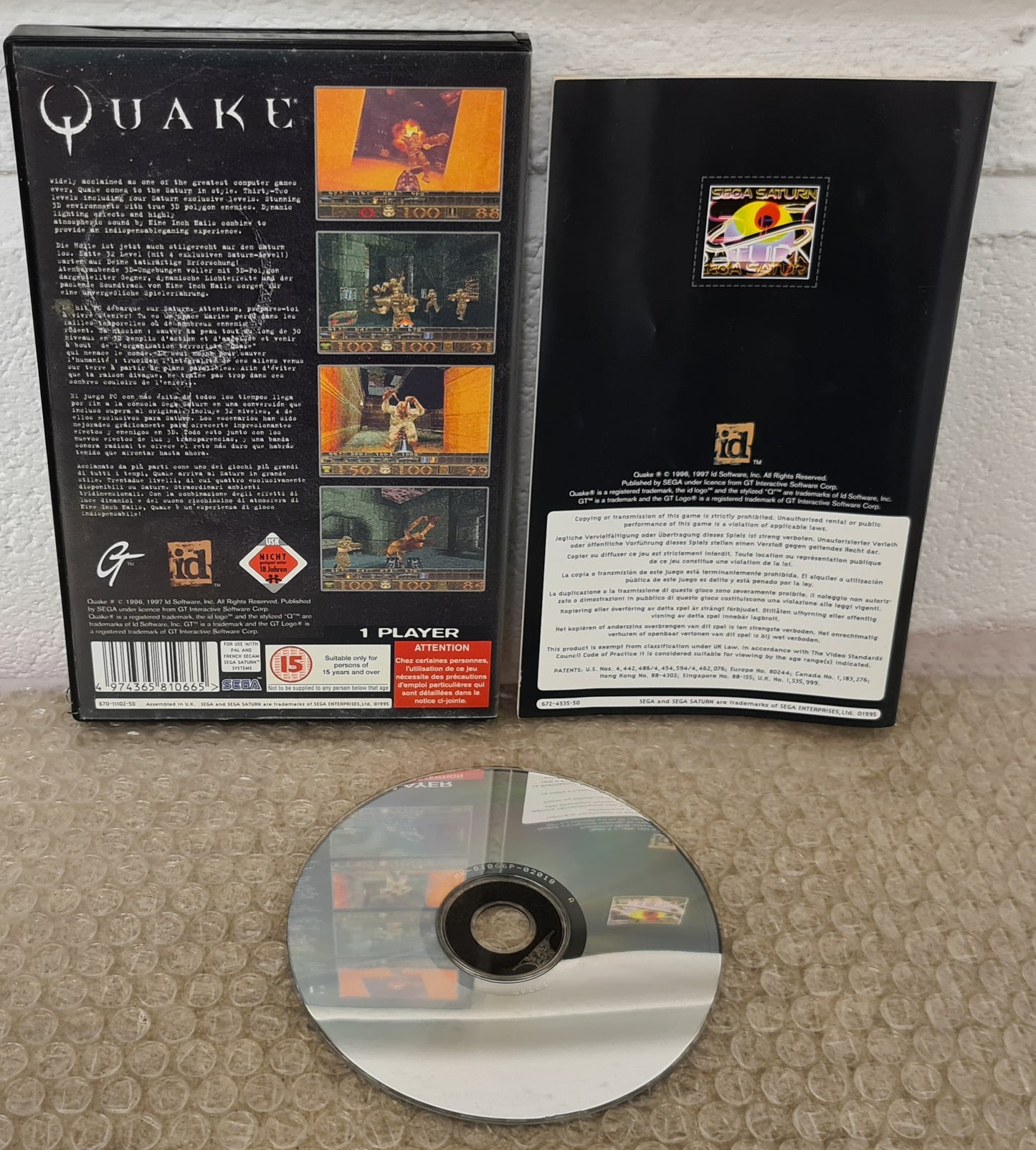 Quake Sega Saturn Game
