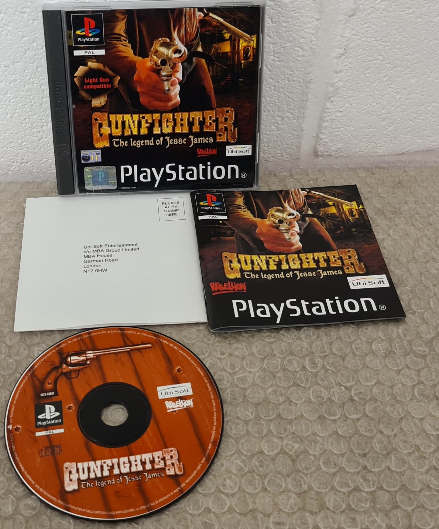 Gunfighter: The Legend of Jesse James Sony Playstation 1 (PS1) Game