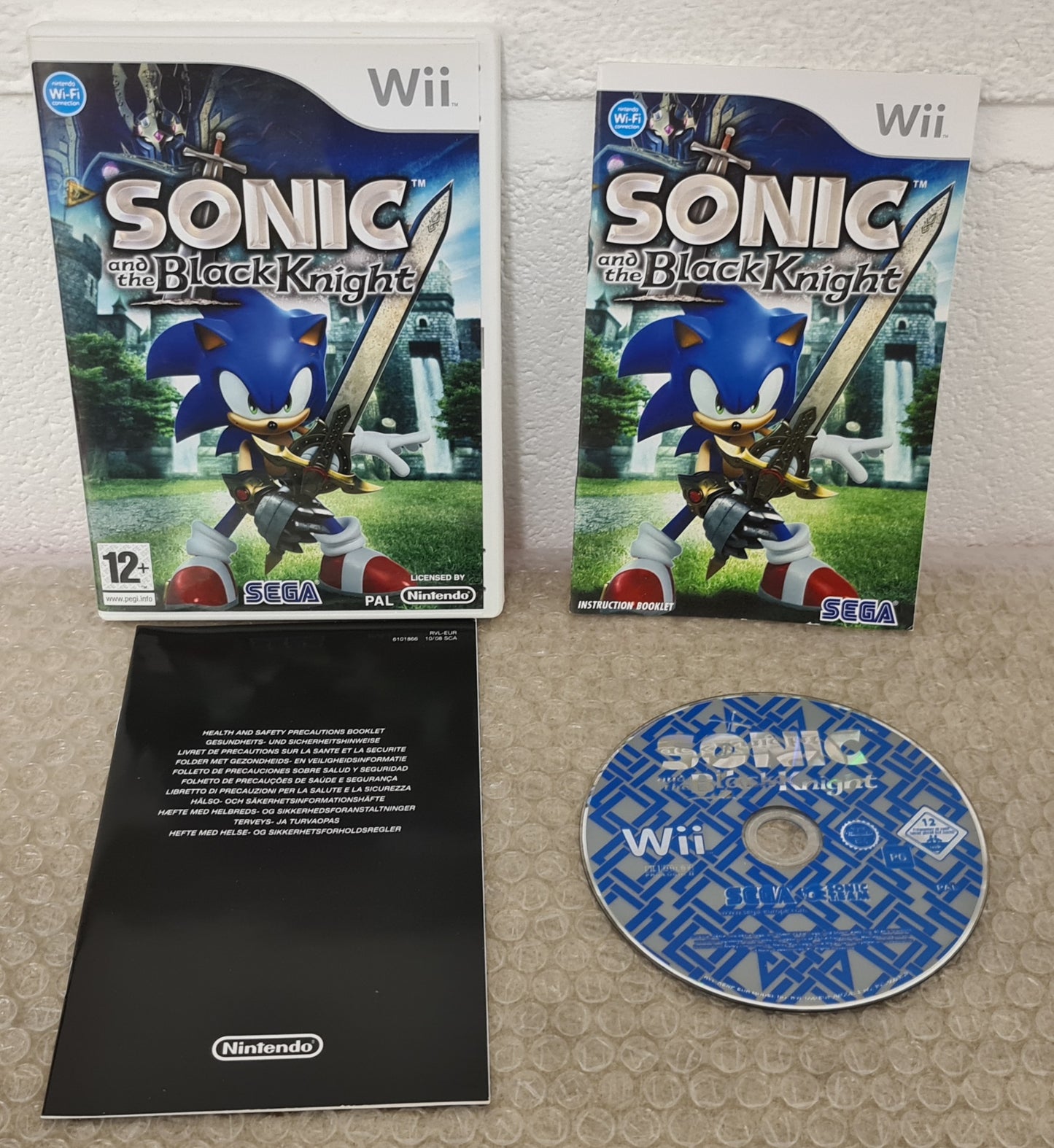 Sonic and the Black Knight Nintendo Wii Game