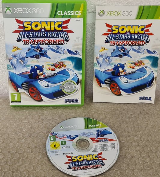 Sonic & All Stars Racing Transformed Microsoft Xbox 360 Game