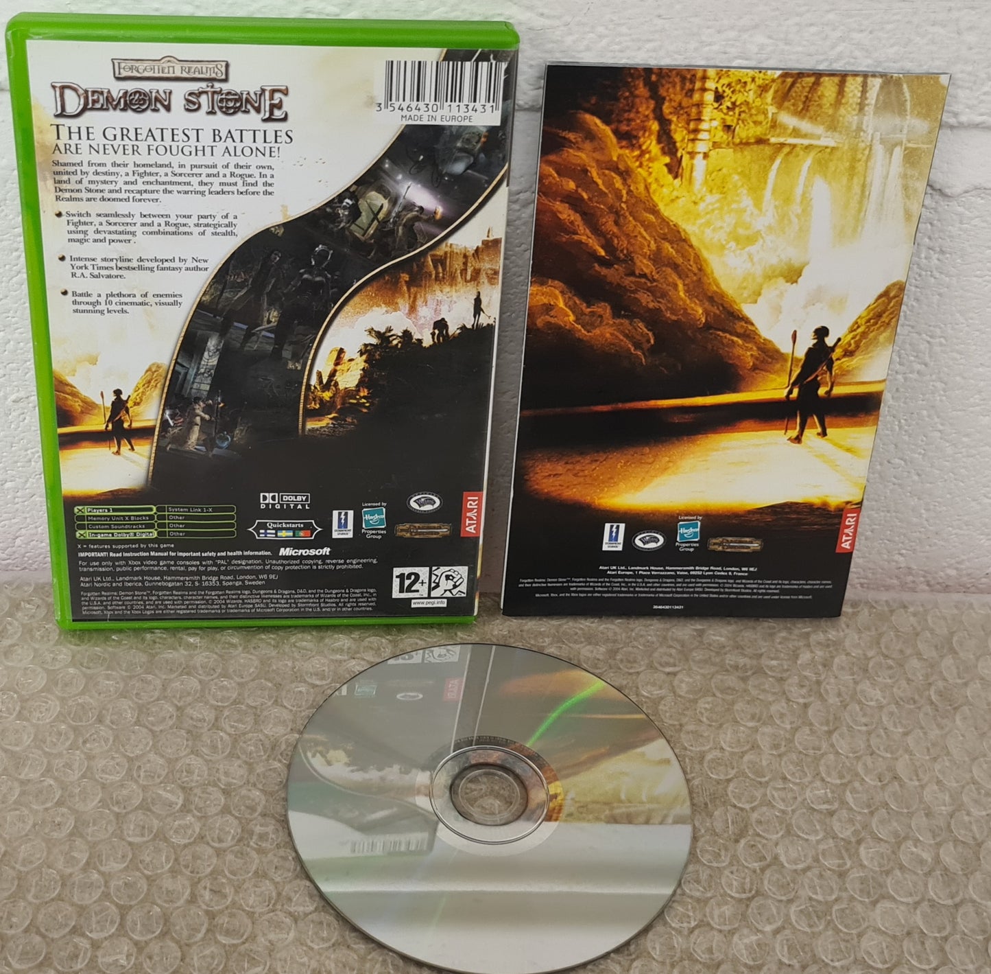Forgotten Realms Demon Stone Microsoft Xbox Game