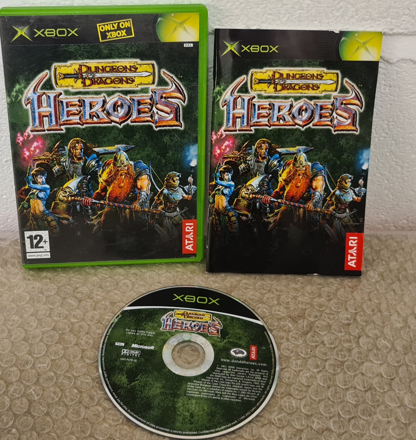 Dungeons & Dragons Heroes Microsoft Xbox Game