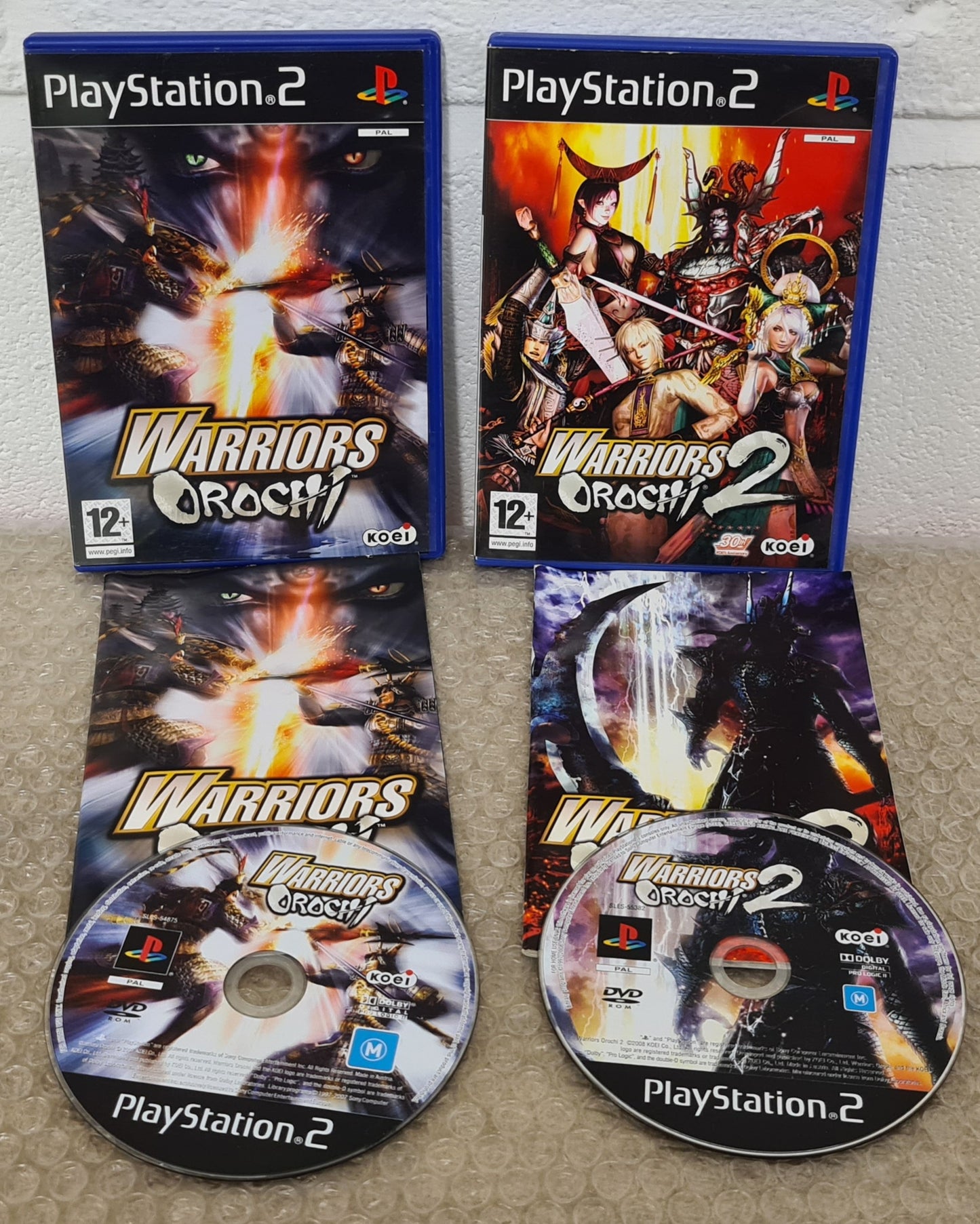 Warriors Orochi 1 & 2 Sony Playstation 2 (PS2) Game Bundle