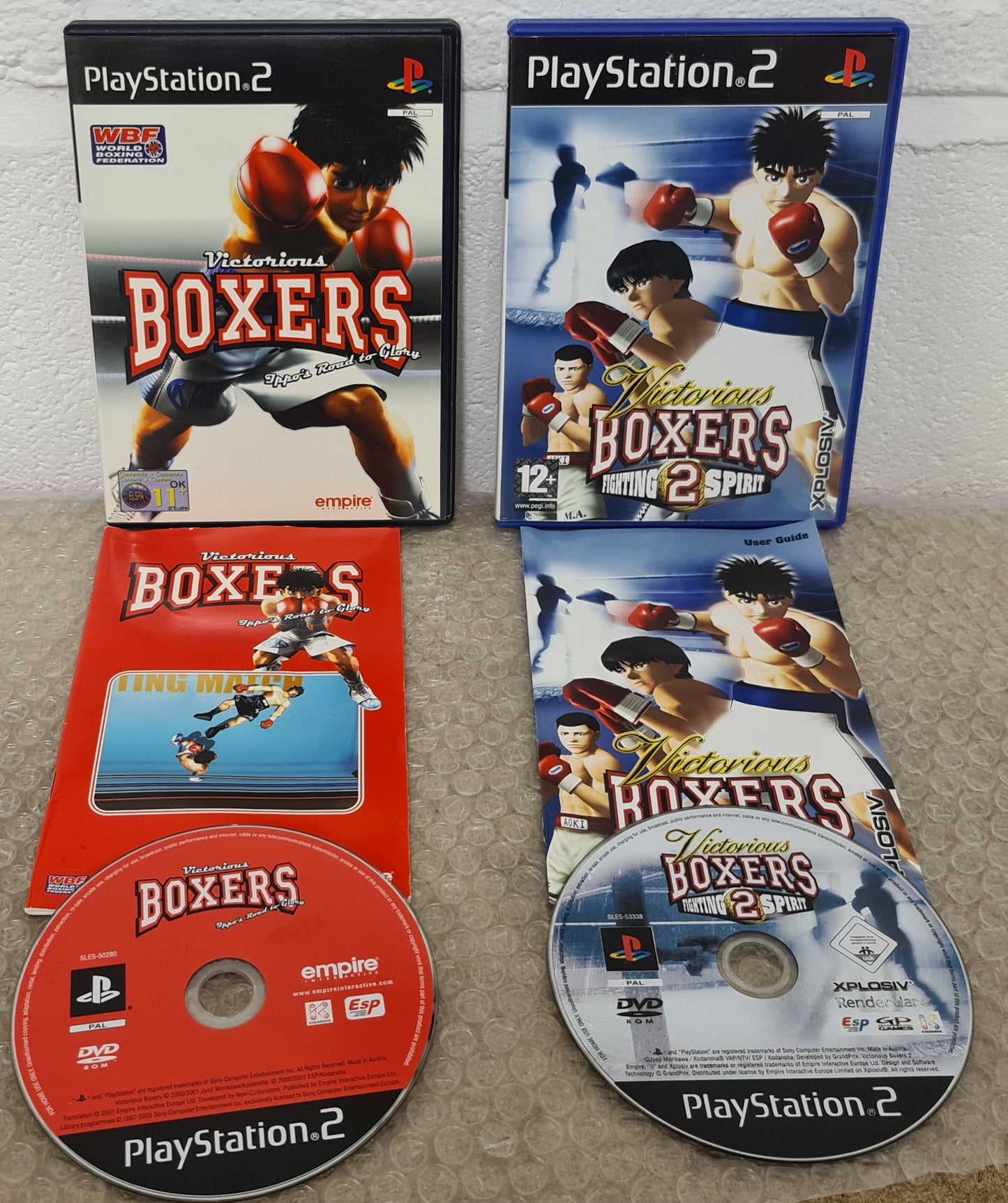 Victorious Boxers 1 & 2 Sony Playstation 2 (PS2) Game