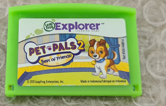 Pet Pals 2 Best of Friends Leap Frog Explorer Game Cartridge Only
