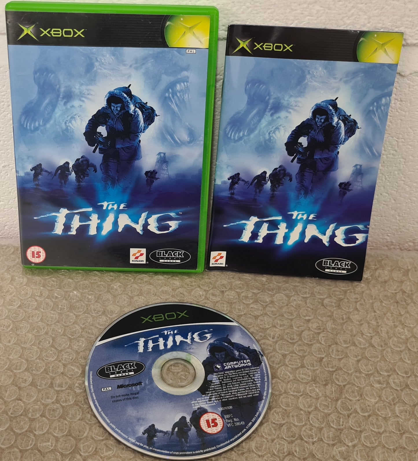 The Thing Microsoft Xbox Game