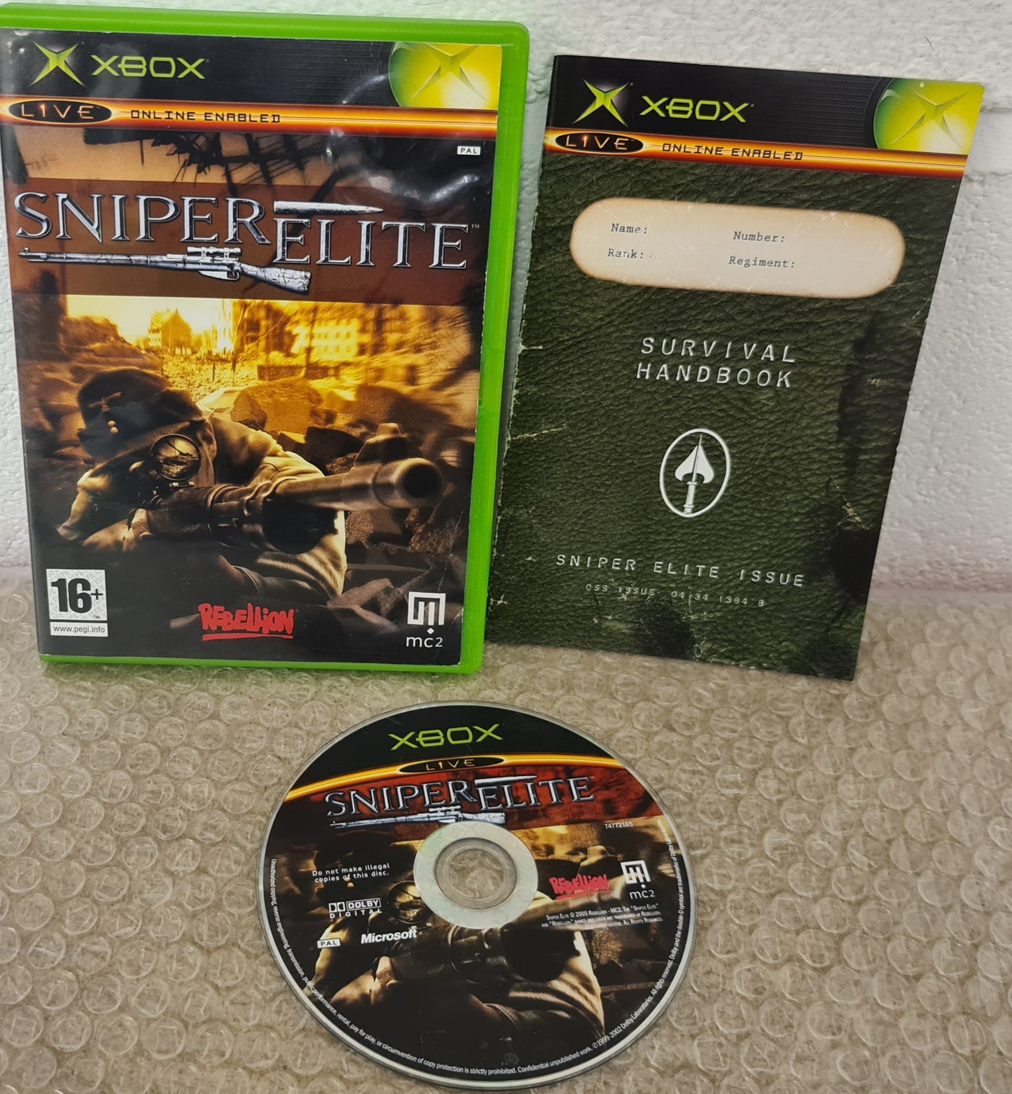 Sniper Elite Microsoft Xbox Game
