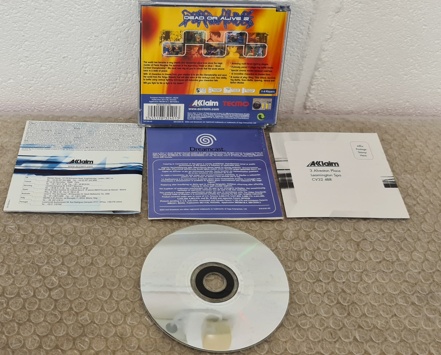 Dead or Alive 2 Sega Dreamcast Game