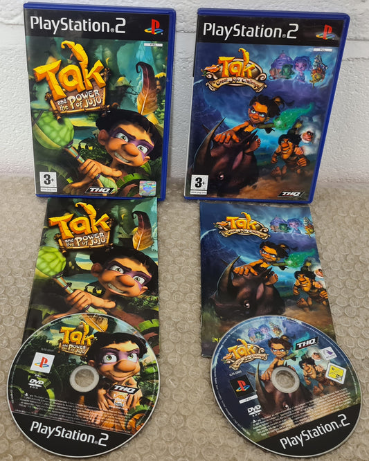 Tak the Great Juju Challenge & The Power of Juju Sony Playstation 2 (PS2) Game Bundle