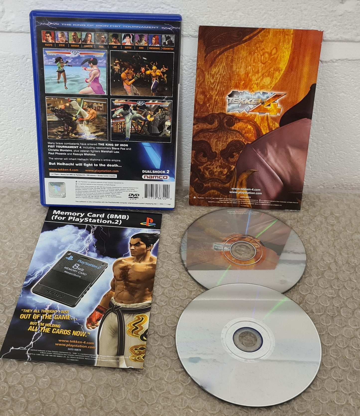 Tekken 4 with Bonus Disc Black Label Sony Playstation 2 (PS2) Game