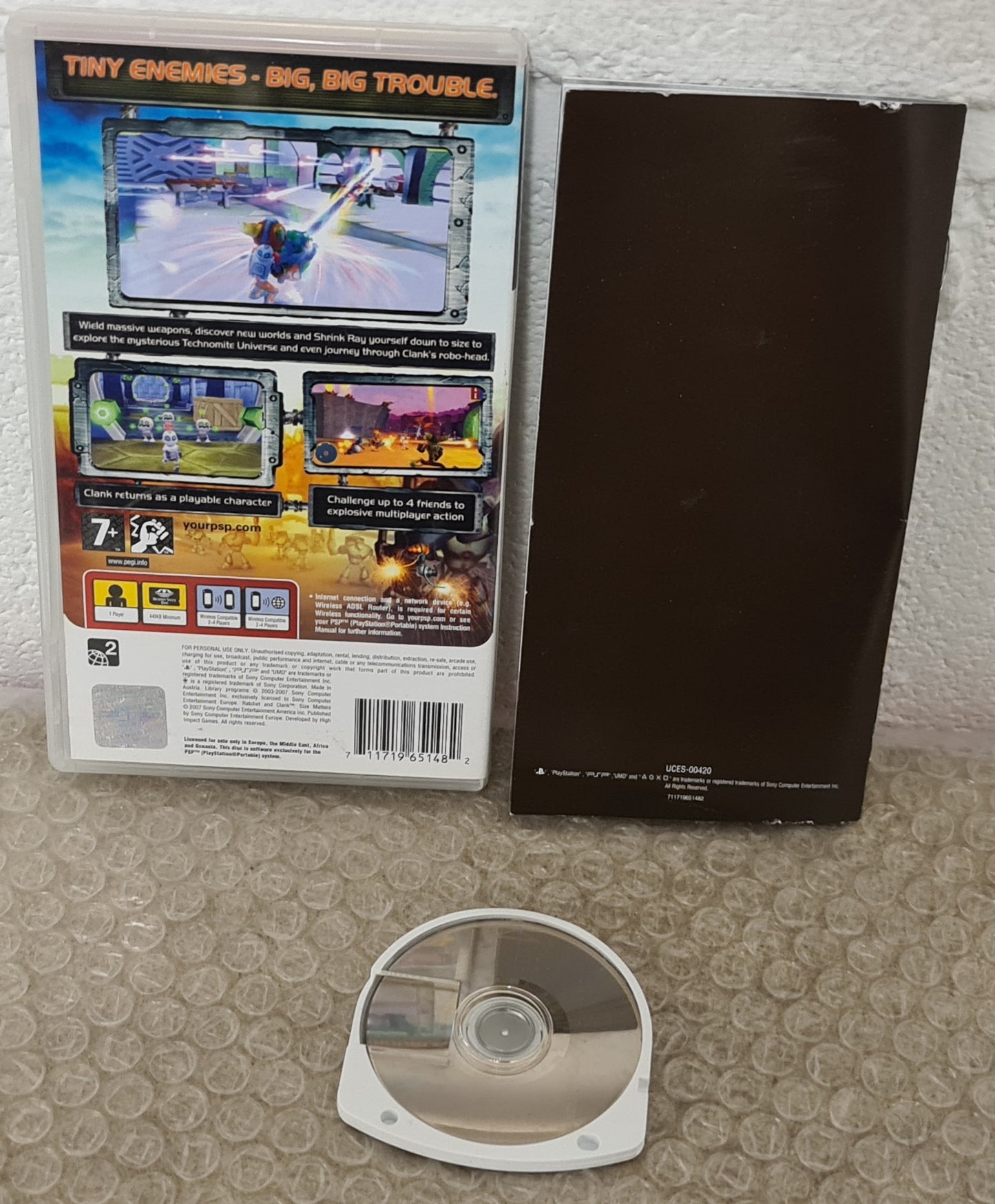 Ratchet & Clank Size Matters Black Label Sony PSP Game