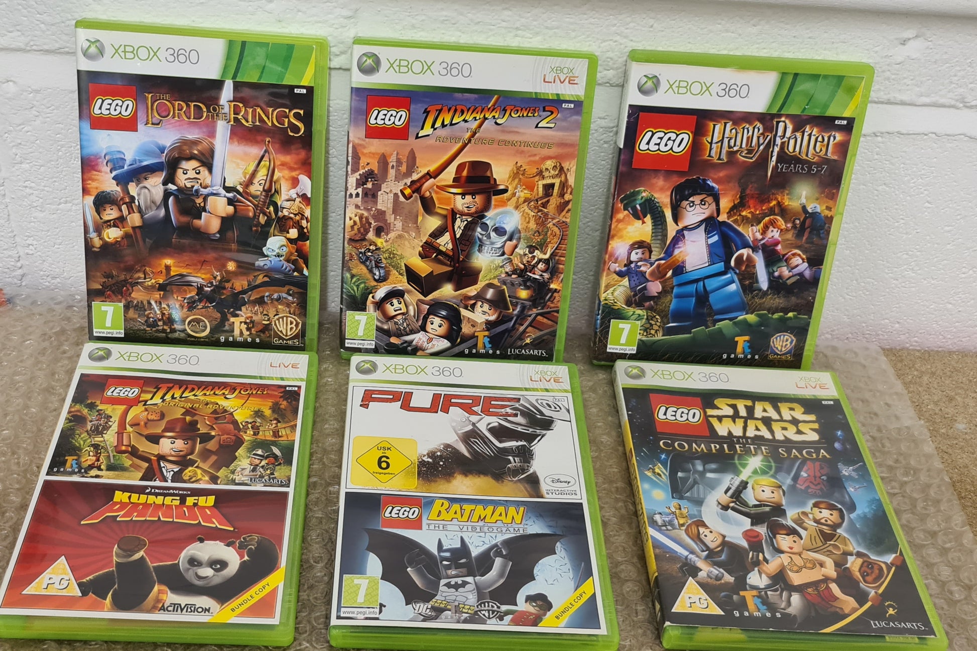 Lego X 6 Microsoft Xbox 360 Game Bundle – Retro Gamer Heaven