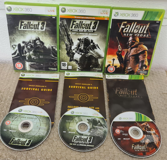 Fallout 3, Add-on & New Vegas Microsoft Xbox 360 Game Bundle