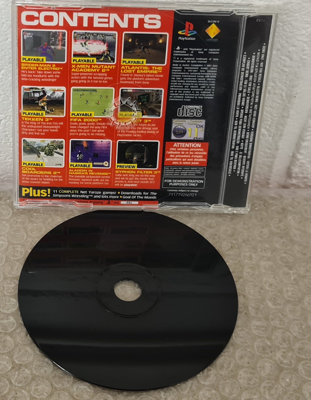 Sony Playstation 1 (PS1) Magazine Demo Disc 77