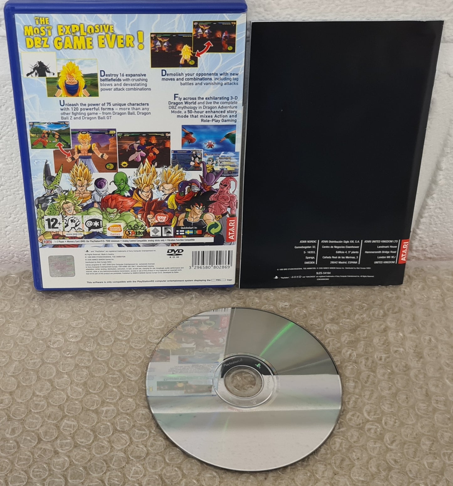 Dragon Ball Z Budokai Tenkaichi 2 Sony Playstation 2 (PS2) Game