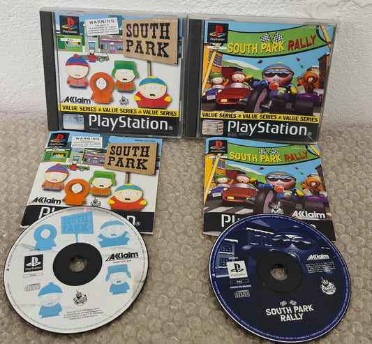 South Park & South Park Rally Sony Playstation 1 (PS1) Game Bundle