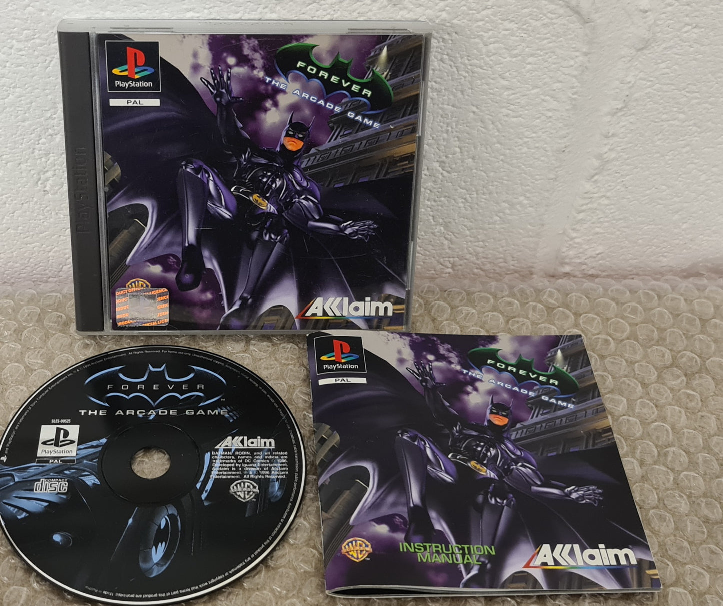 Batman Forever: The Arcade Game Sony Playstation 1 (PS1) RARE Game