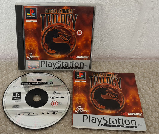 Mortal Kombat Trilogy Platinum Sony Playstation 1 (PS1) Game