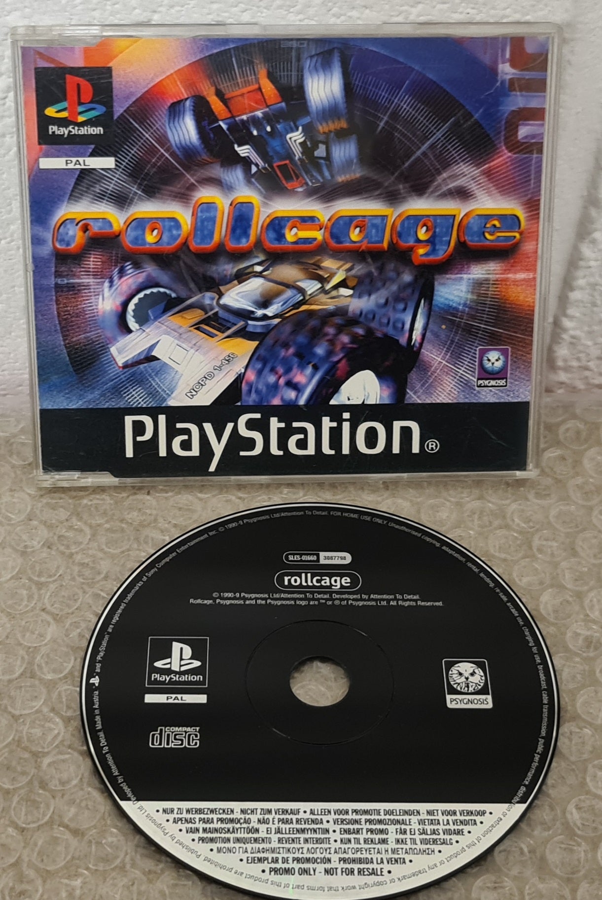 Rollcage Sony Playstation 1 (PS1) RARE Demo Game