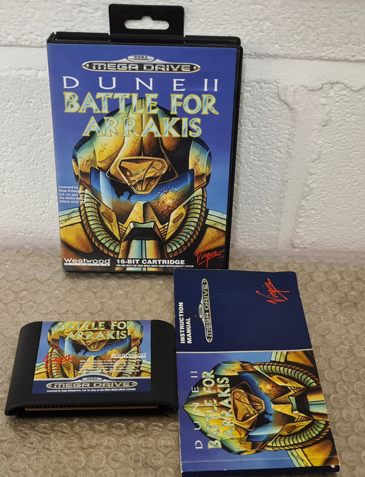 Dune II Battle for Arrakis Sega Mega Drive RARE UK Version Game