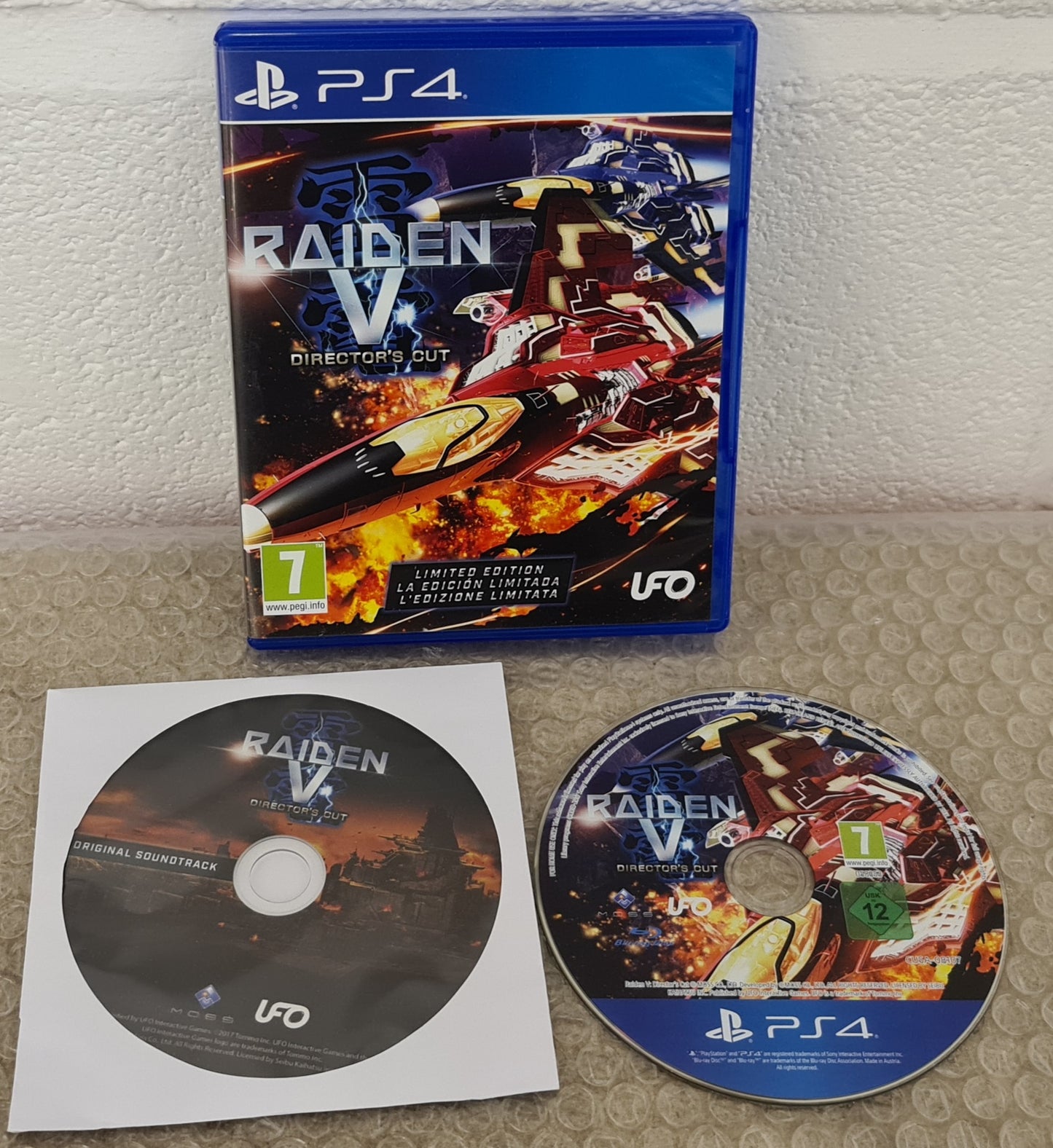 Raiden V Director's Cut with Soundtrack Sony Playstation 4 (PS4) Game