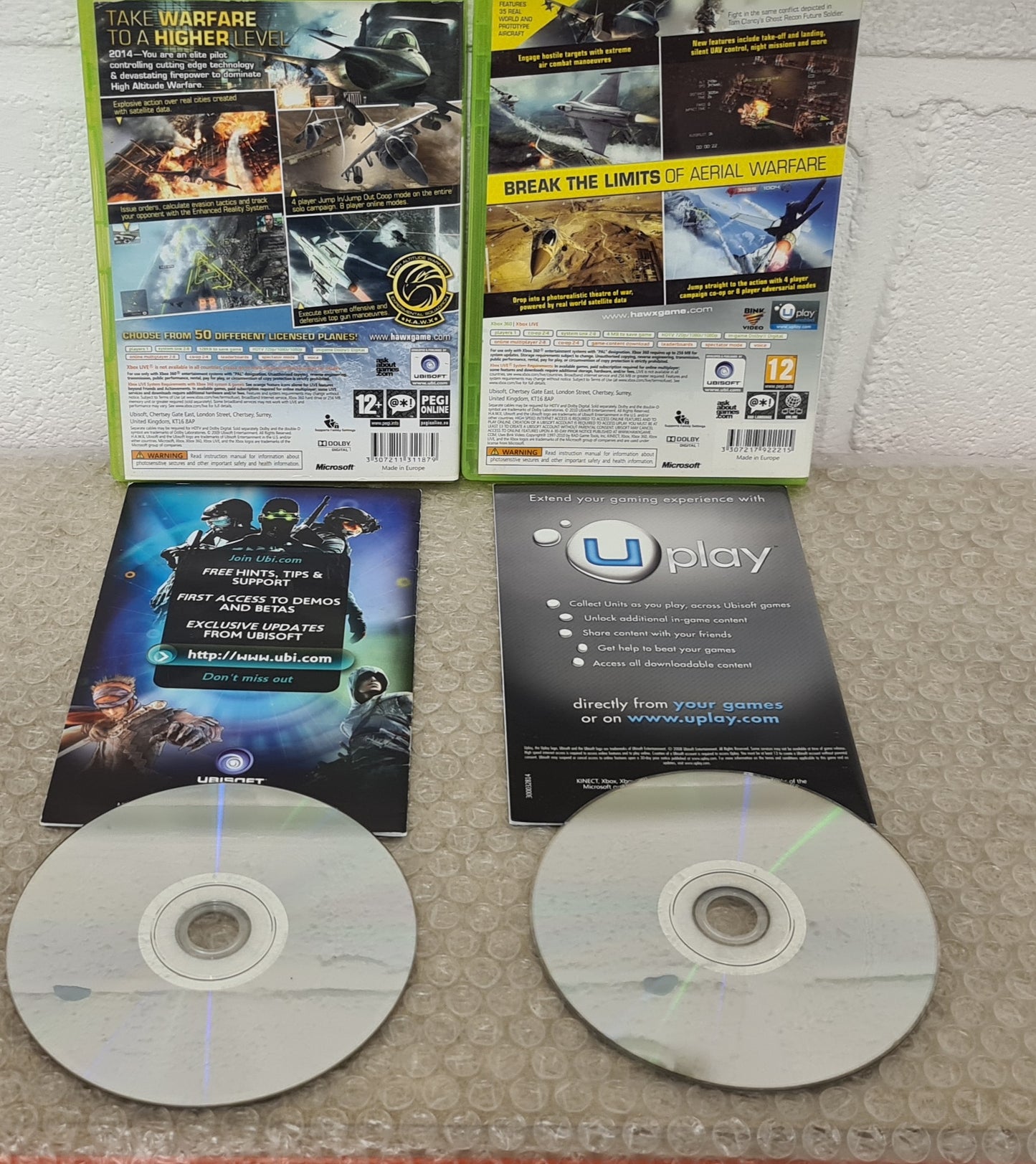 H.A.W.X 1 & 2 Microsoft Xbox 360 Game Bundle