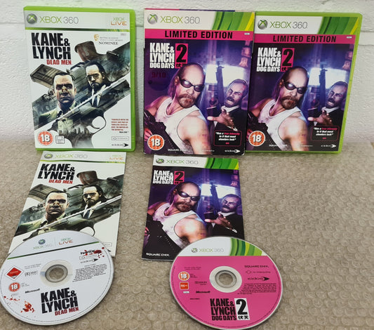 Kane & Lynch 1 & 2 Limited Edition Microsoft Xbox 360 Game Bundle