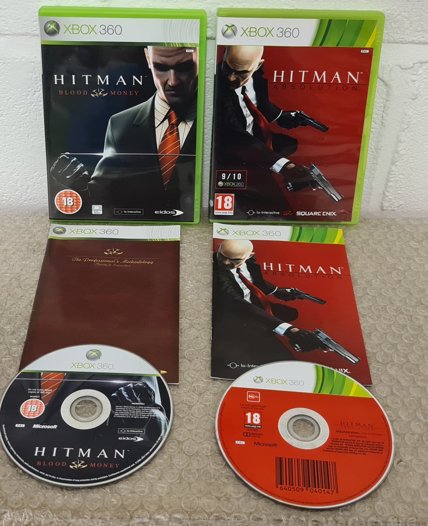Hitman Absolution & Blood Money Microsoft Xbox 360 Game Bundle