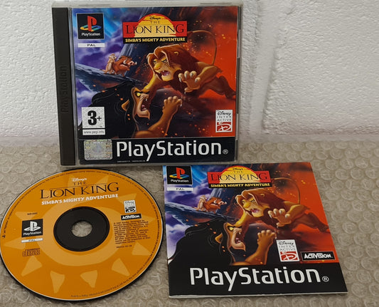 The Lion King Simba's Mighty Adventure Sony Playstation 1 (PS1) Game