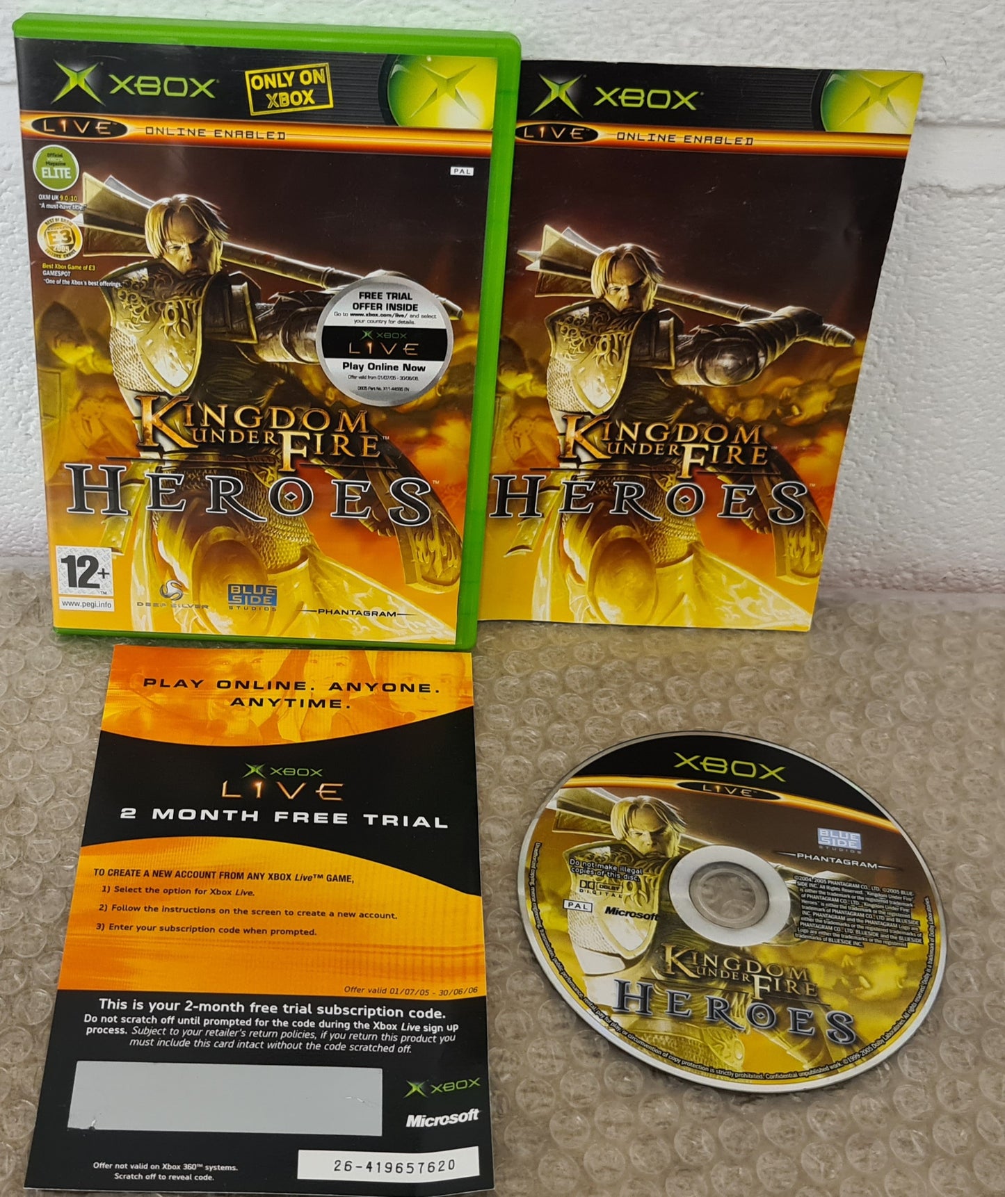 Kingdom Under Fire Heroes Microsoft Xbox Game