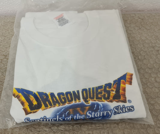 Brand New and Sealed Dragon Quest Sentinels of the Starry Skies Medium Fruit of the Loom T-Shirt RARE