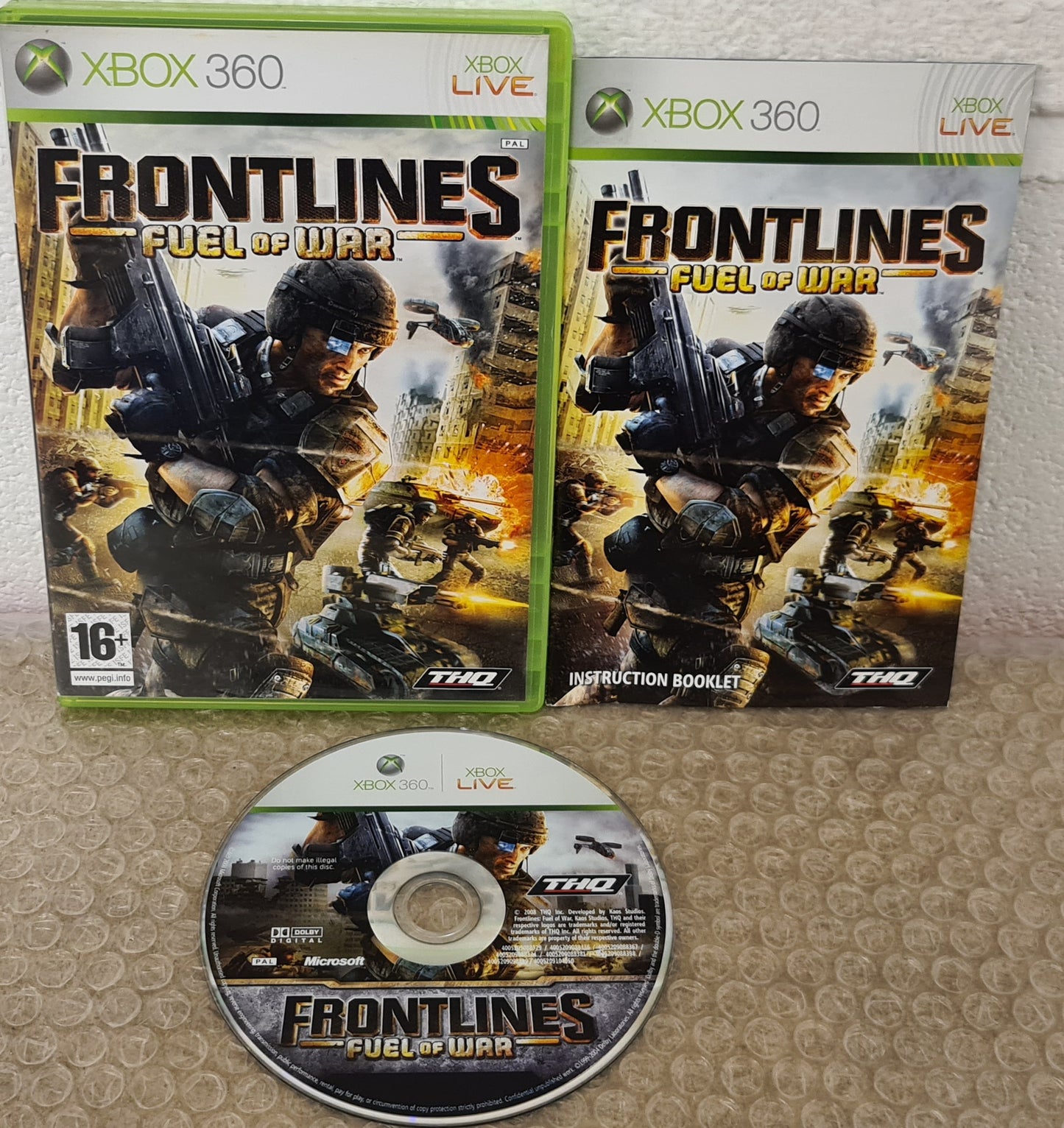 Frontlines Fuel of War Microsoft Xbox 360 Game
