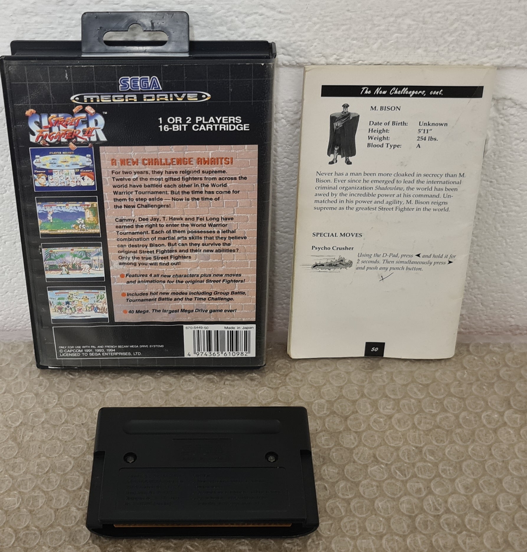 Super Street Fighter II Sega Mega Drive Game – Retro Gamer Heaven