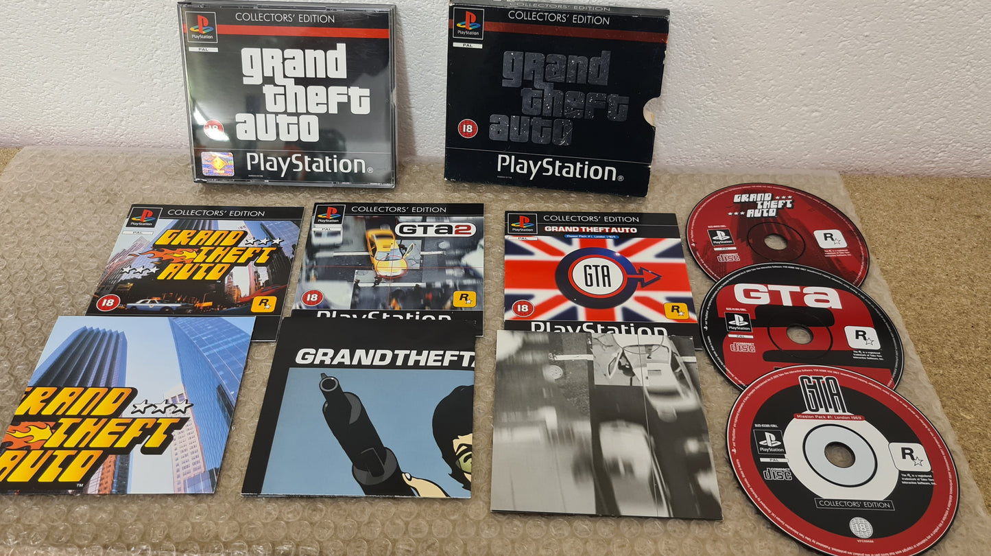 Grand Theft Auto Collectors Edition with Maps Sony Playstation 1 (PS1) Game