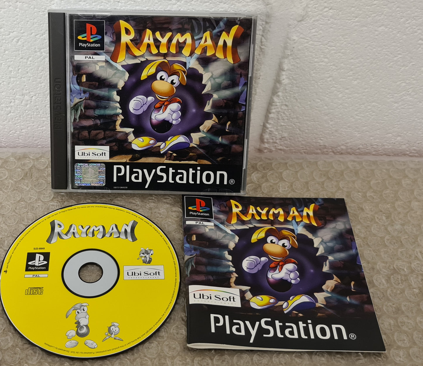 Rayman Black Label Sony Playstation 1 (PS1) Game