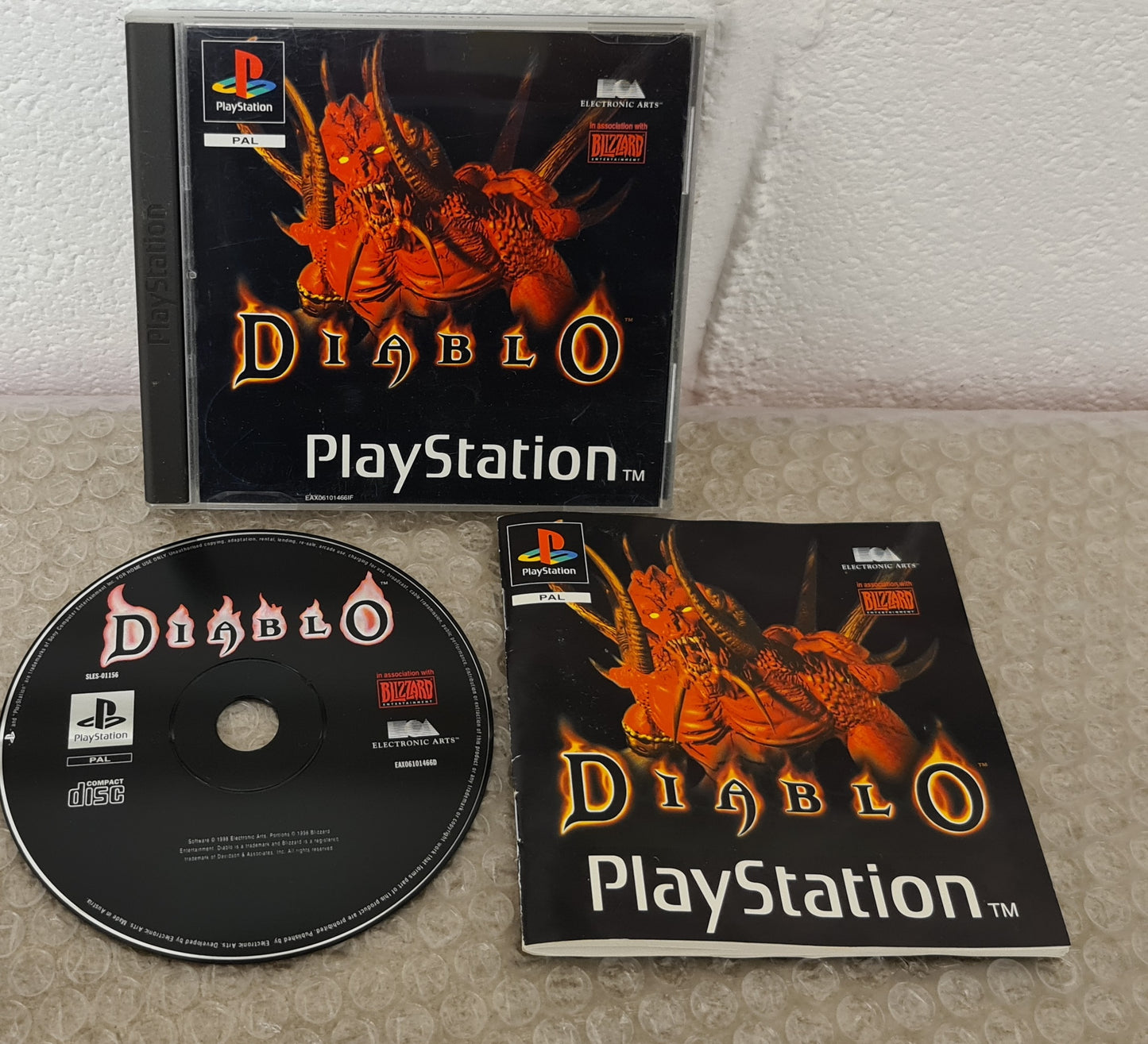 Diablo Sony Playstation 1 (PS1) Game