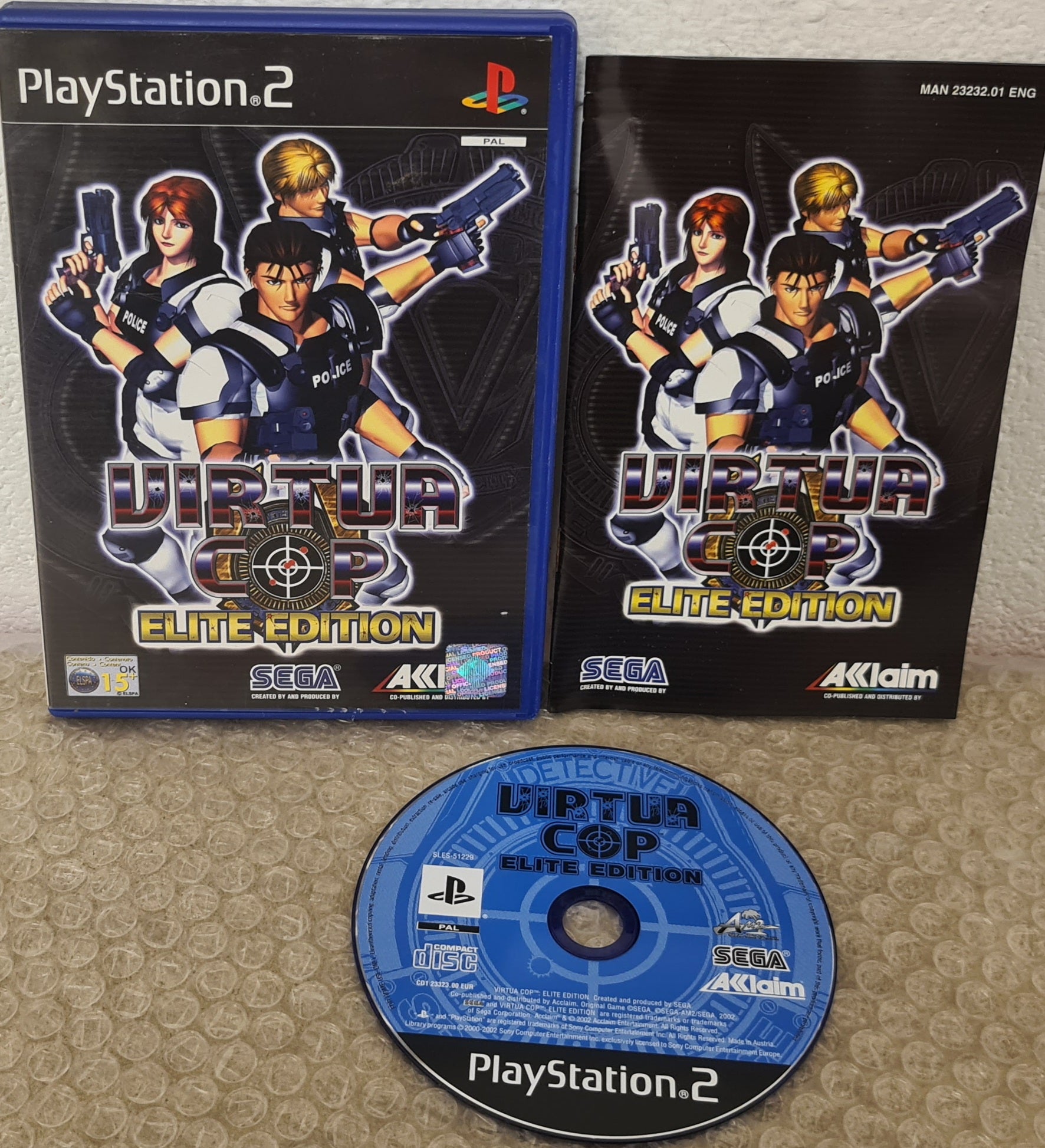 Virtua Cop Elite Edition Sony Playstation 2 Ps2 Game Retro Gamer Heaven